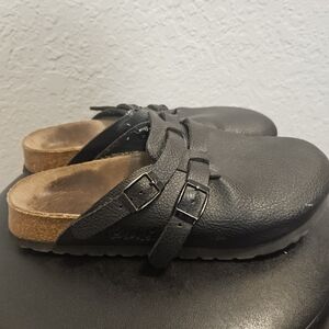 Birkenstock Birkis Camden Clog Mules with Buckle Straps